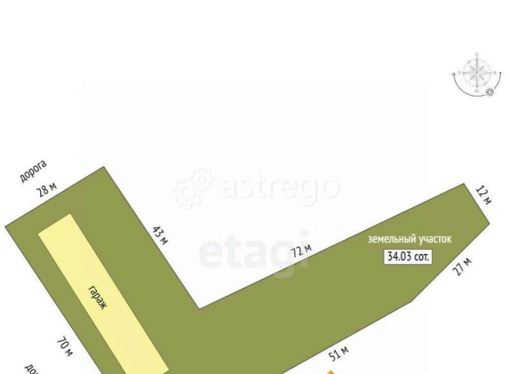 Коммерческий участок, 34.03 сотки Котлас - изображение 2