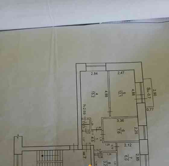 3-комн. квартира, 50 м2, 3/3 эт. Зея