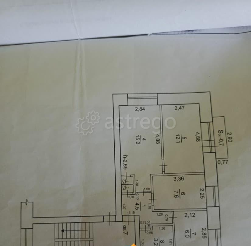 3-комн. квартира, 50 м2, 3/3 эт. Зея - изображение 4
