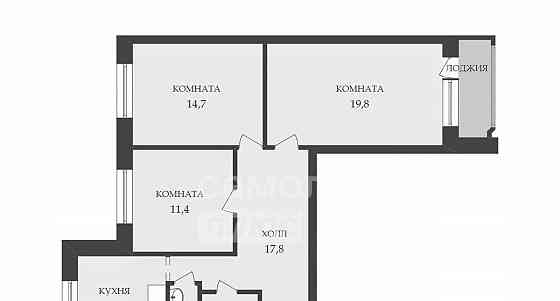 3-комн. квартира, 80.3 м2, 7/22 эт. Мытищи