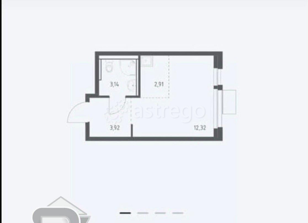 Студия, 22.3 м2, 4/17 эт. Химки - изображение 2