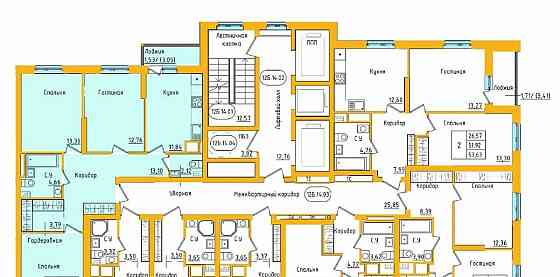 3-комн. квартира, 78.93 м2, 9/27 эт. Уфа