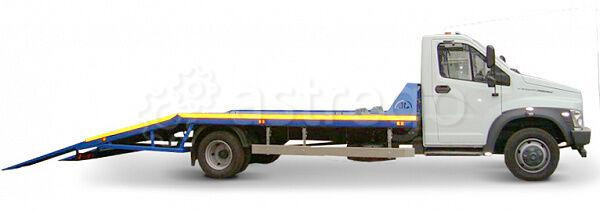 Эвакуатор на базе ГАЗон Next с ломаной платформой Самара - изображение 1