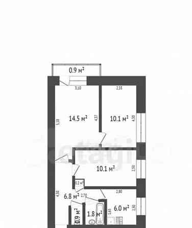 3-комн. квартира, 50.4 м2, 2/5 эт. Стерлитамак