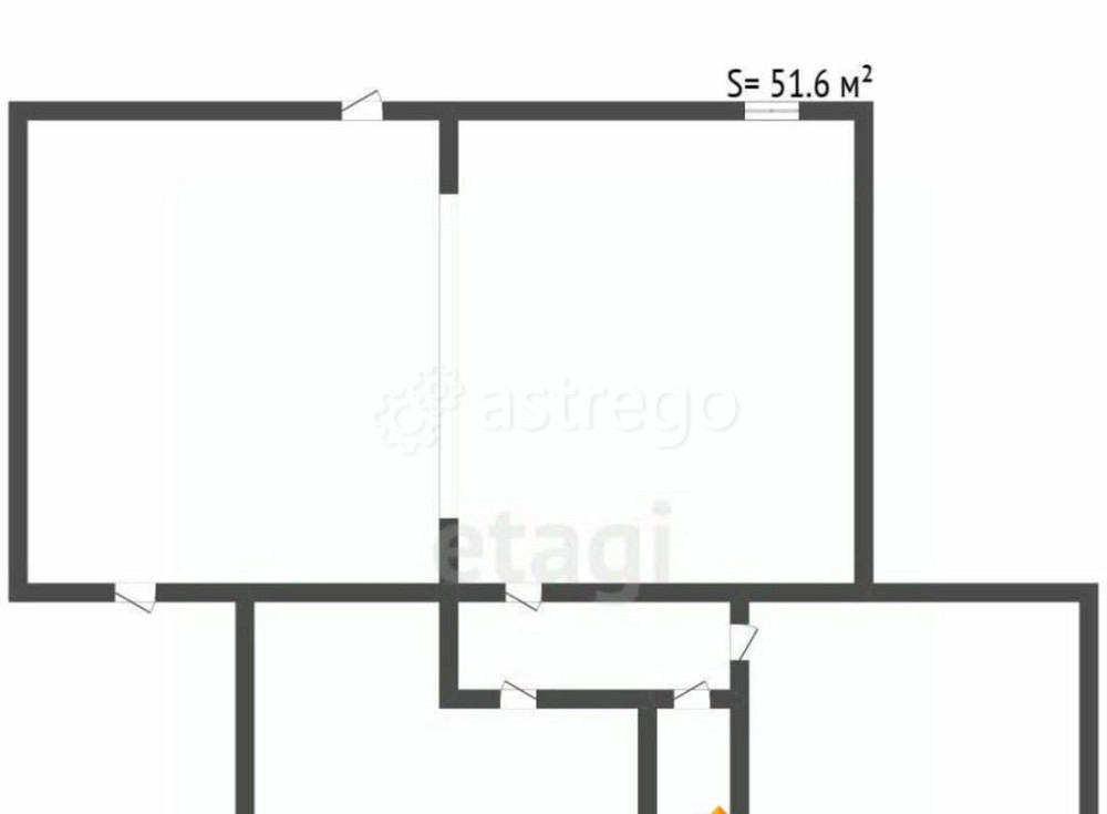 Торговое помещение, 51.6 м2 Санкт-Петербург - изображение 1