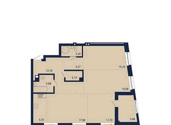 4-комн. квартира, 95.31 м2, 2/9 эт. Уфа