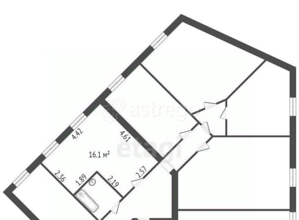 Комната, 16 м2, 2/6 эт. Санкт-Петербург - изображение 4