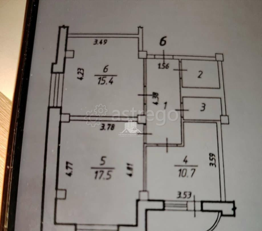 2-комн. квартира, 55.99 м2, 2/5 эт. Дубовое - изображение 10