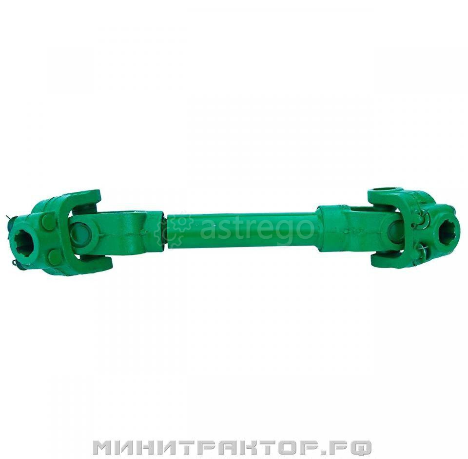 Вал карданный трактора 6х6 шлицов, 660 мм, вал шлицевой, крестовина 35х98 мм (65-100 л.с) Новосибирск - изображение 1