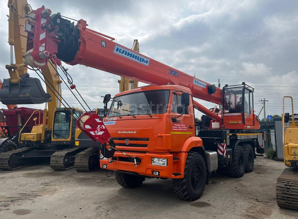 Автокран КС-55729-5К-3 32 т КАМАЗ-43118 ОВОИД Клинцы Краснодар - изображение 1