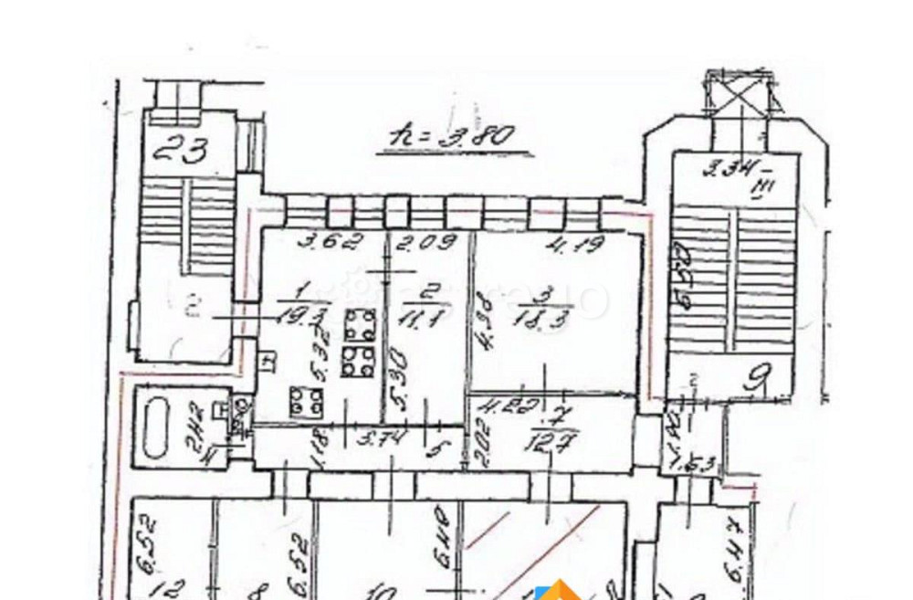 6-комн. квартира, 175.7 м2, 2/5 эт. Санкт-Петербург - изображение 7