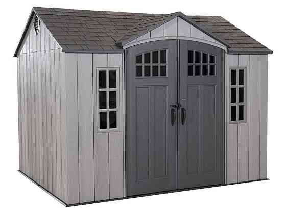 Бытовка дачная WOODLOOK 60334, 10'x8' темно-серая 299х243х238 см Симферополь