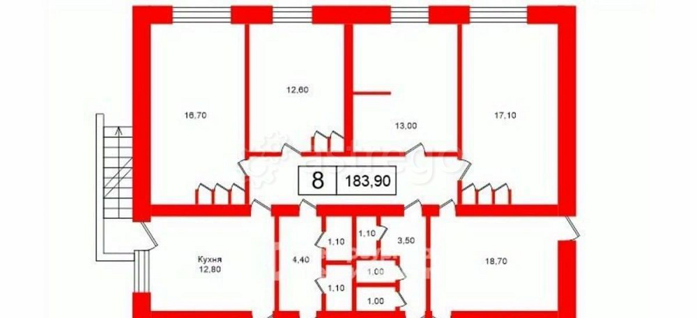 Комната, 13 м2, 6/9 эт. Санкт-Петербург - изображение 5