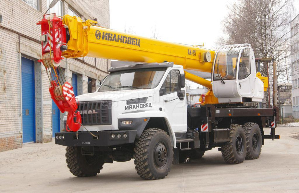 Автокран Ивановец КС-45717-2 PLUS шасси Урал 4320 Некст, 25т., 21 м. ОВОИД Самара - изображение 1