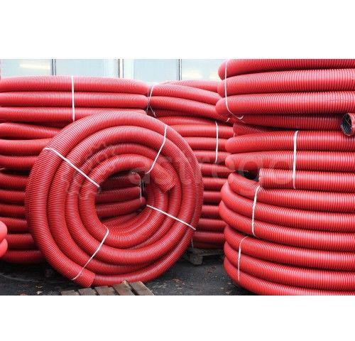 Труба ПНД двустенная гофрированная Симферополь - изображение 1