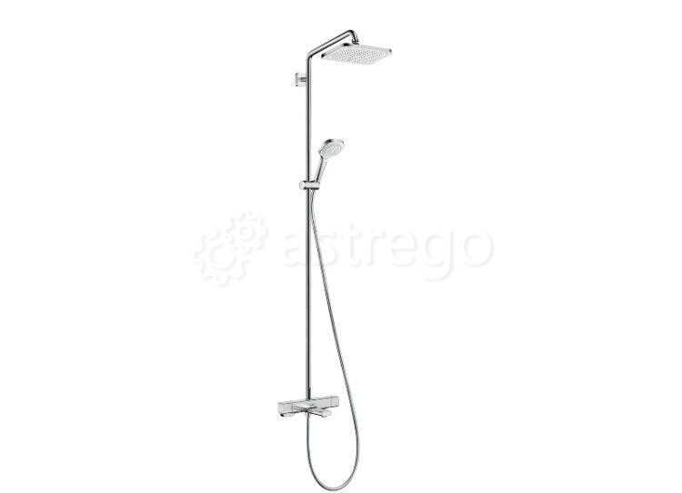 Душевая стойка Hansgrohe, Croma E, Showerpipe, смеситель - есть, тип регулирования воды - термостати Москва - изображение 1