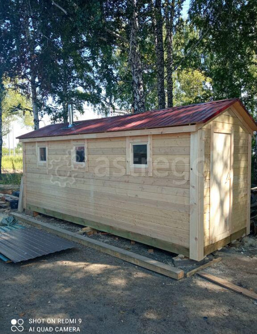Баня из профилированного бруса Комфорт 6х2 м (3 помещения) Томск - изображение 1