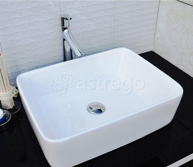 Раковина на столешницу Cerama LUX 9103 (48х37х13) Красноярск - изображение 1