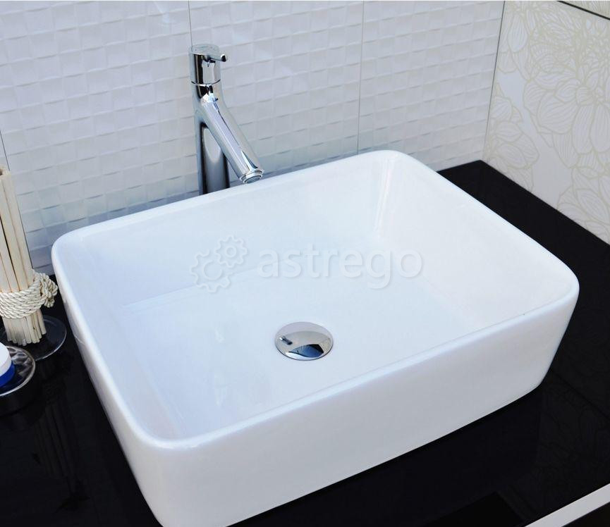 Раковина на столешницу Cerama LUX 9103 (48х37х13) Красноярск - изображение 1