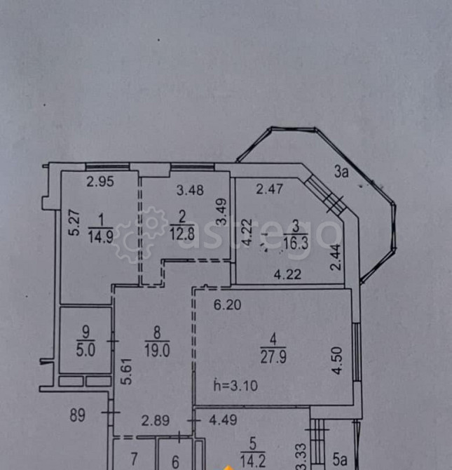 3-комн. квартира, 115 м2, 19/24 эт. Москва - изображение 5