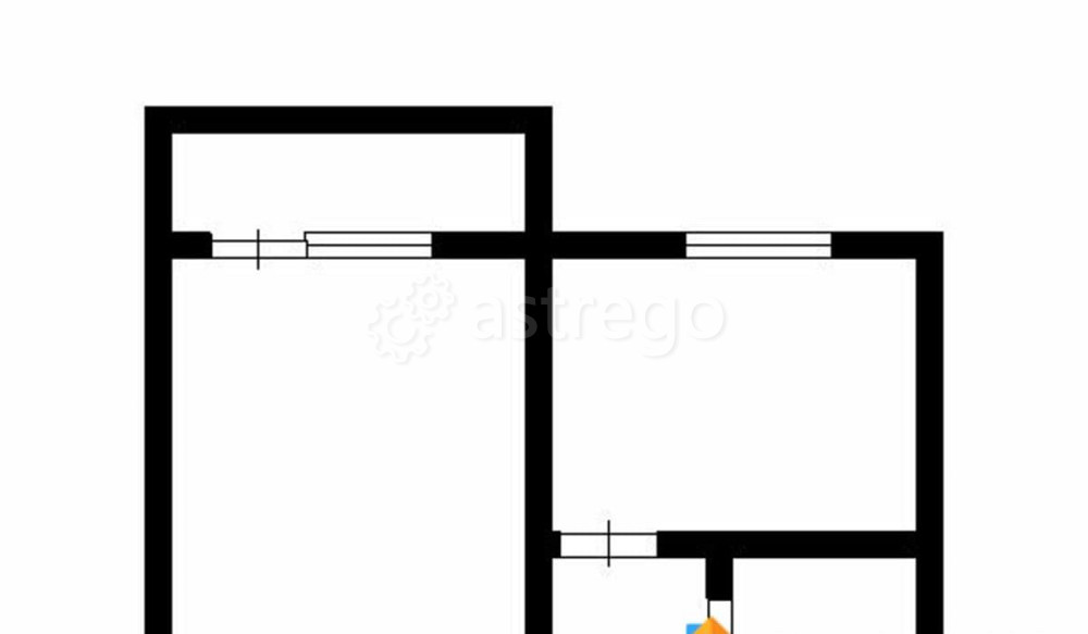 1-комн. квартира, 33.8 м2, 2/5 эт. Лесосибирск - изображение 5