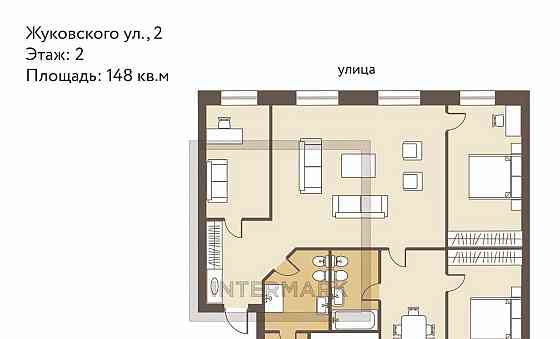 4-комн. квартира, 148 м2, 2/6 эт. Москва