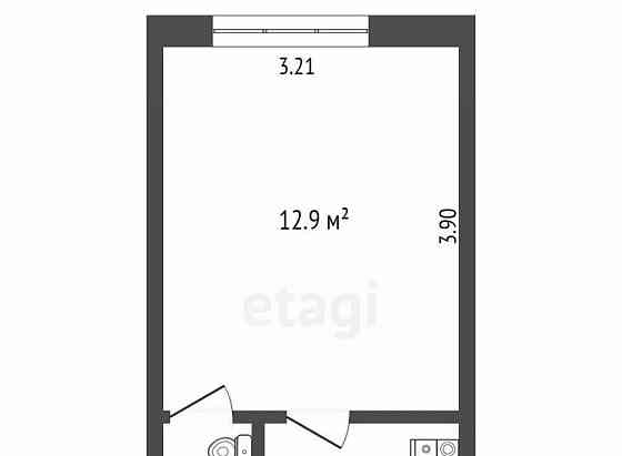 1-комн. квартира, 17.2 м2, 4/5 эт. Стерлитамак