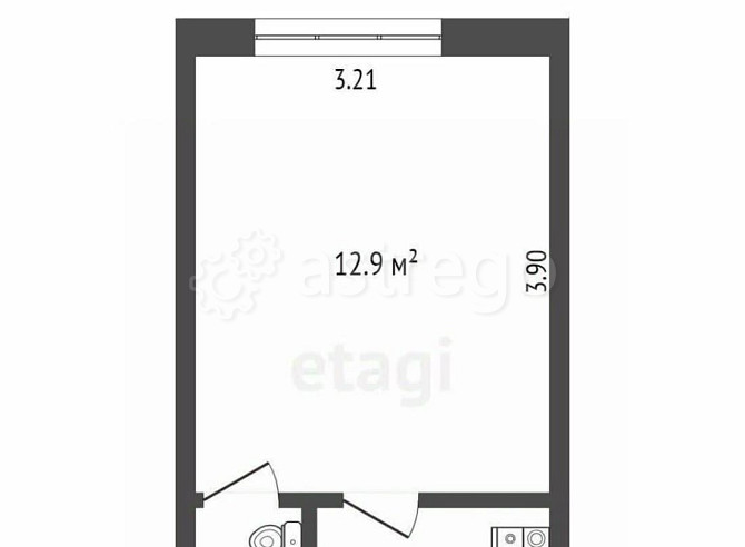 1-комн. квартира, 17.2 м2, 4/5 эт. Стерлитамак - изображение 4