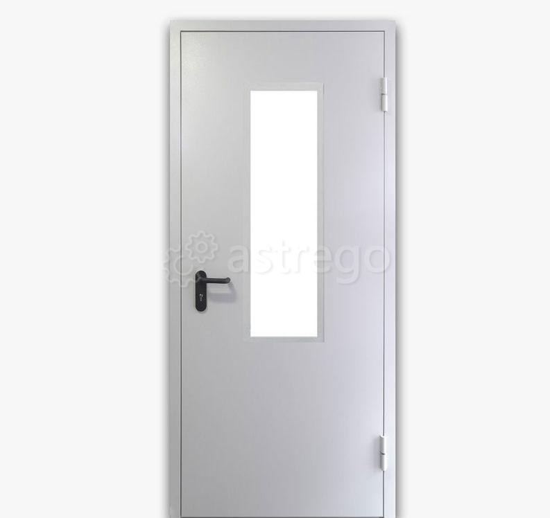 Дверь противопожарная металлическая с остеклением EI60 Уфа - изображение 1