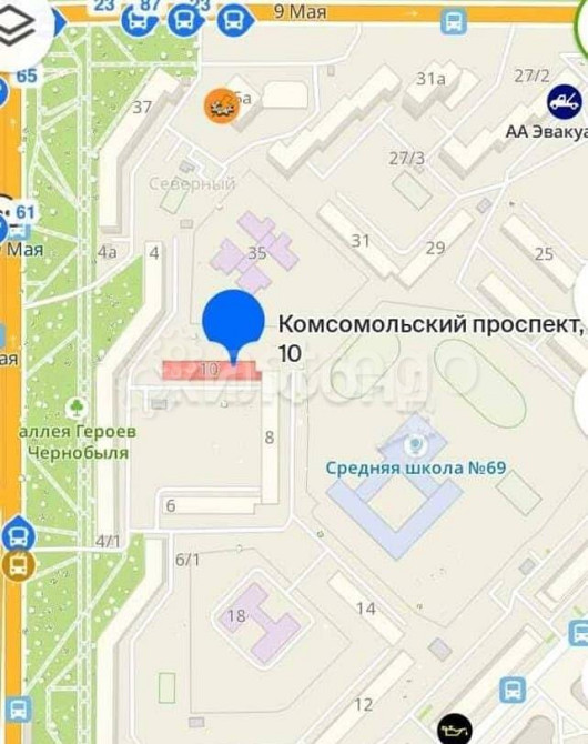 3-комн. квартира, 62 м2, 3/5 эт. Красноярск - изображение 2