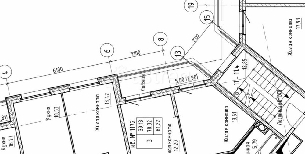 4-комн. квартира, 78 м2, 10/13 эт. Санкт-Петербург - изображение 1