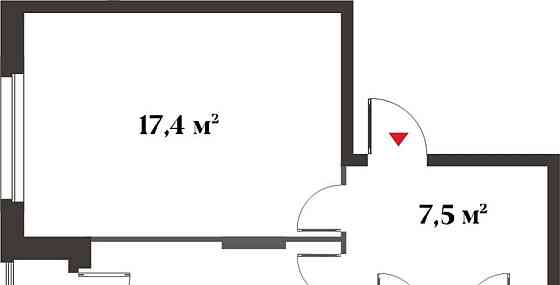 1-комн. квартира, 40.7 м2, 3/6 эт. Красногорск