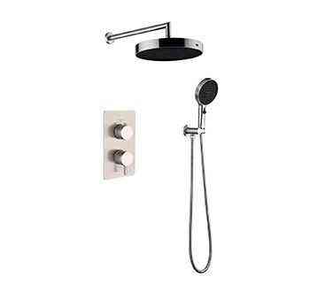 Душевой комплект BOHEME Cell с 2-х режимным смесителем 427-NB Nikel Brush Новосибирск