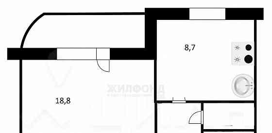 1-комн. квартира, 37 м2, 6/9 эт. Красноярск