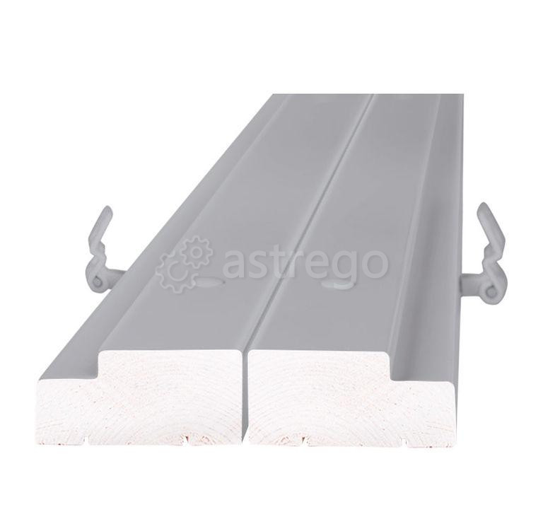 Стоевые дверной коробки Олови 4 петли М21 Серая RAL7040 крашенная Санкт-Петербург - изображение 1