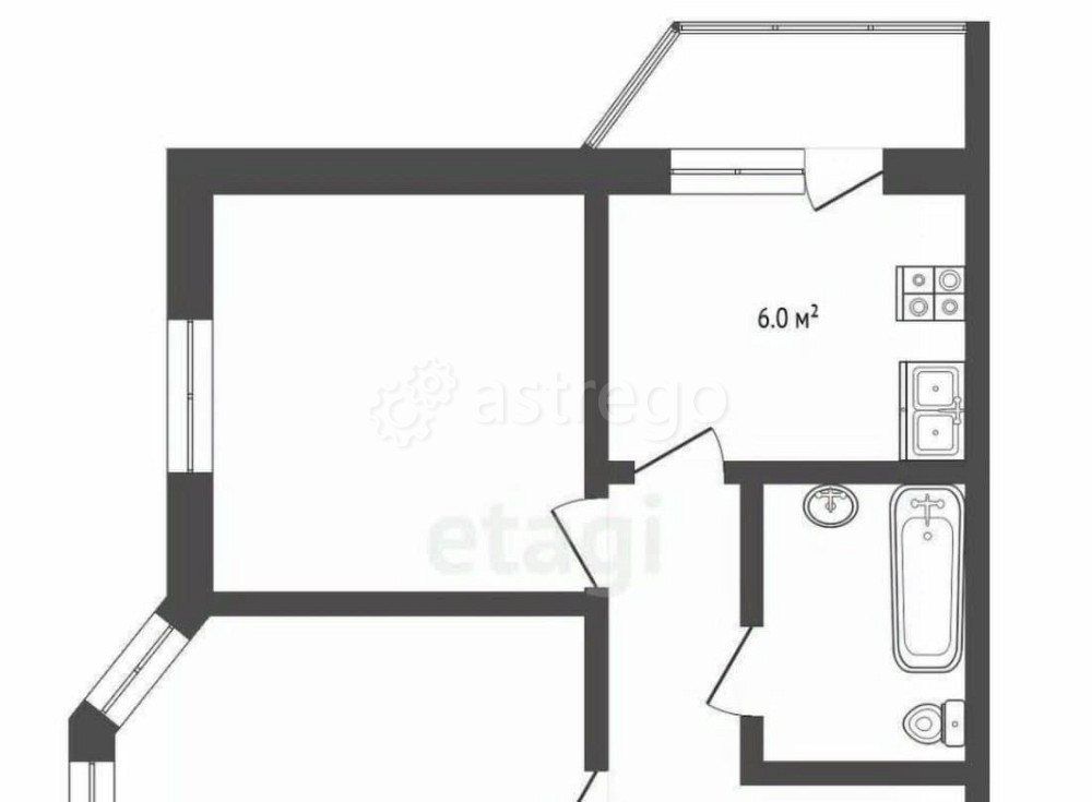2-комн. квартира, 55.3 м2, 12/16 эт. Балашиха - изображение 1