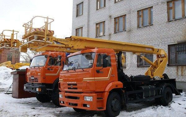 Автовышка ПСС-131.22 на шасси КамАЗ 4308 Самара - изображение 1
