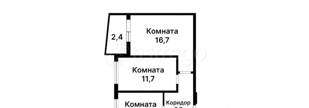 3-комн. квартира, 57 м2, 4/9 эт. Москва - изображение 2