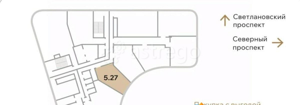 Свободного назначения, 57.86 м2 Санкт-Петербург - изображение 3