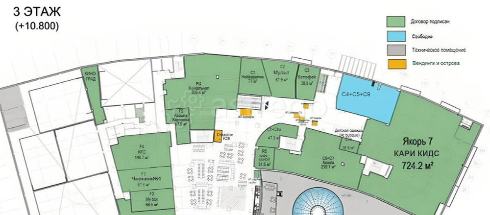 Торговое помещение, 63 м2 Видное - изображение 2