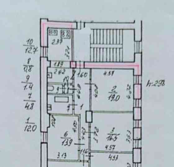 5-комн. квартира, 121.2 м2, 3/5 эт. Санкт-Петербург