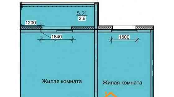 Студия, 54.89 м2, 1/10 эт. Барнаул