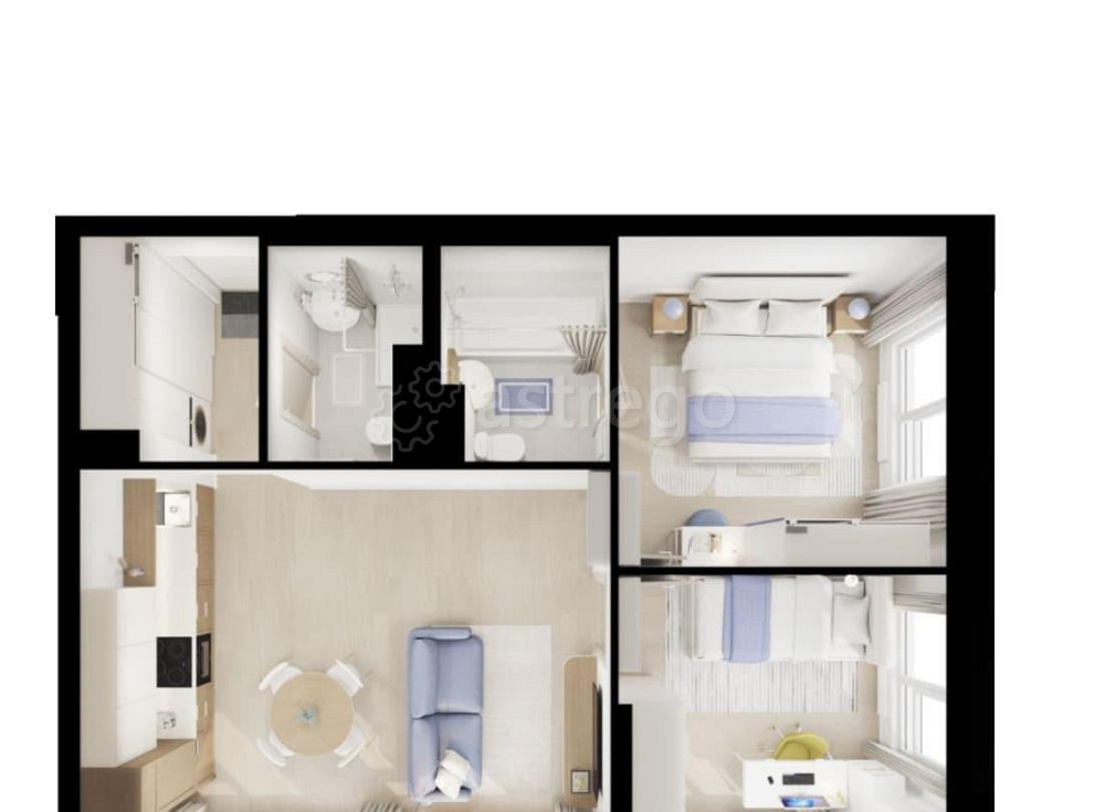 2-комн. квартира, 54.7 м2, 23/25 эт. Котельники - изображение 5