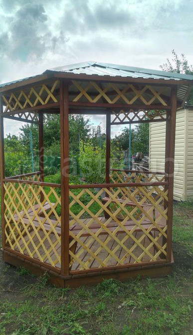 Беседка деревянная 2,15х2 м, "Летняя - 2" к3 Омск - изображение 1