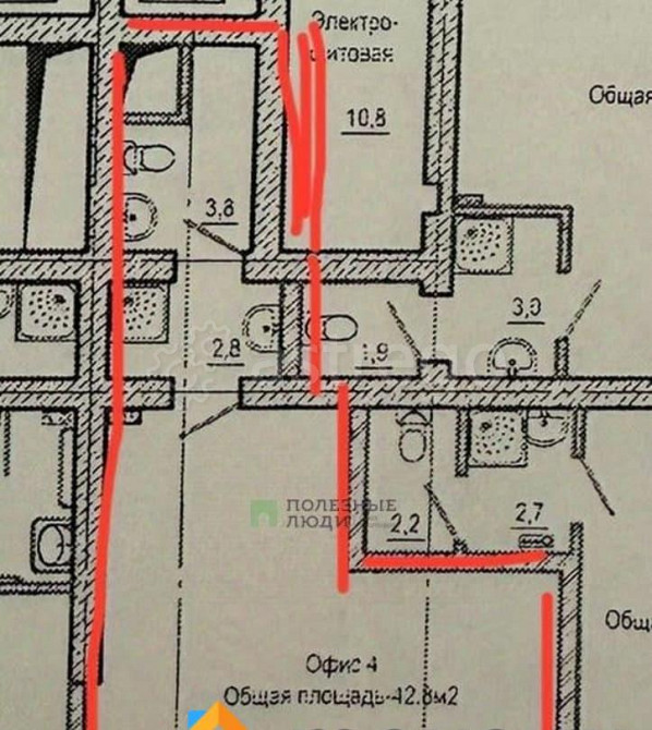 Офис, 43 м2 Красноярск - изображение 2