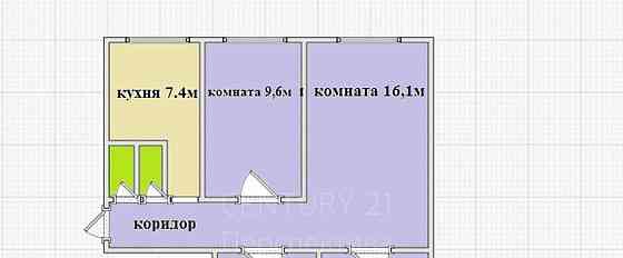 4-комн. квартира, 70.5 м2, 3/9 эт. Люберцы