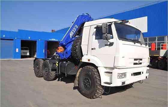 Седельный тягач Камаз 43118 с КМУ АНТ 22-4 Самара