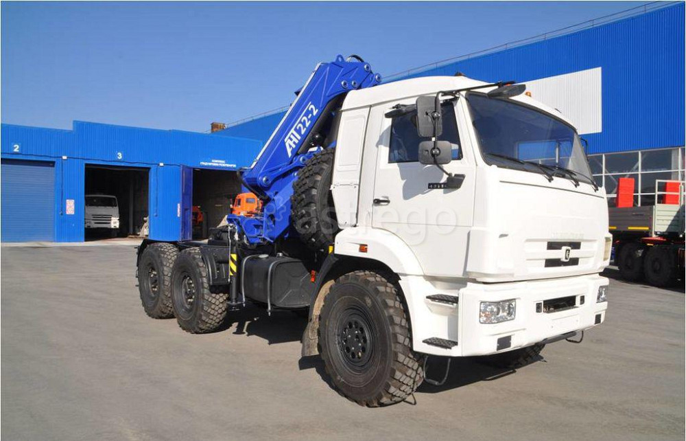 Седельный тягач Камаз 43118 с КМУ АНТ 22-4 Самара - изображение 1