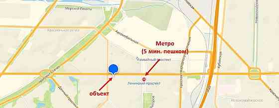 Свободного назначения, 56.6 м2 Санкт-Петербург