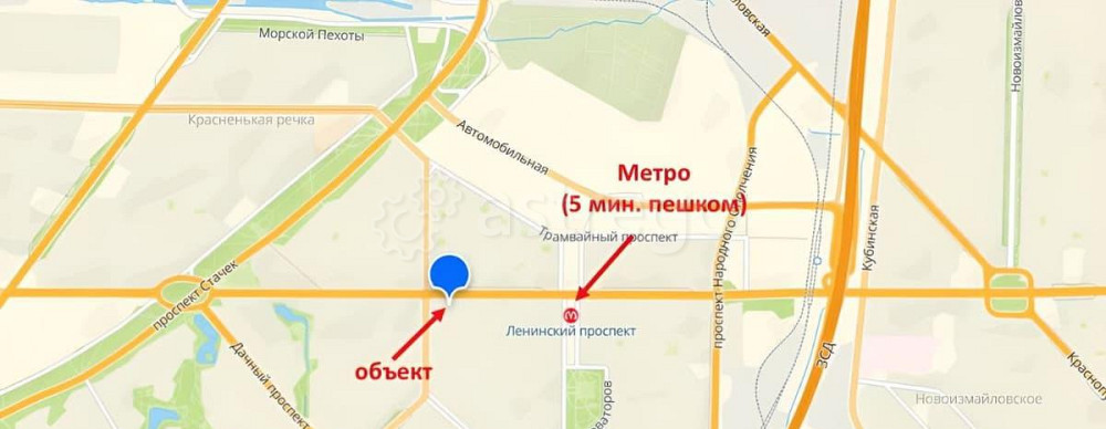 Свободного назначения, 56.6 м2 Санкт-Петербург - изображение 3